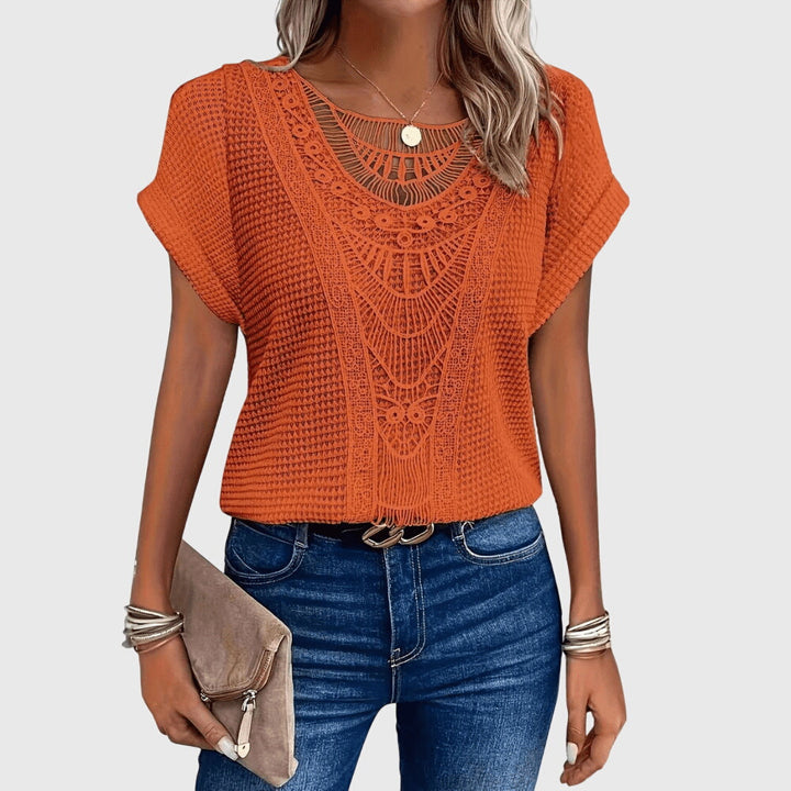 Perle | Blouse Élégante Style Ibiza