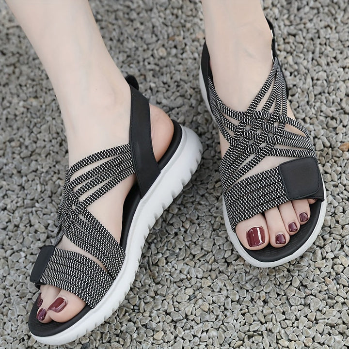Soline | Sandales Sport-Chic à Semelle Haute