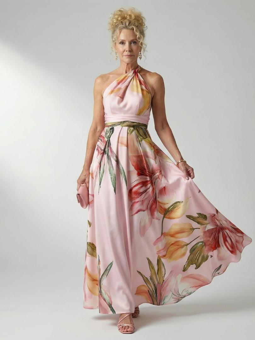 Robe Maxi Fleurie Légère Amiel