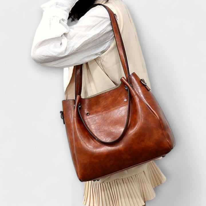 Émilie | Ensemble 3 Pièces Sac & Pochette Élégance Vintage