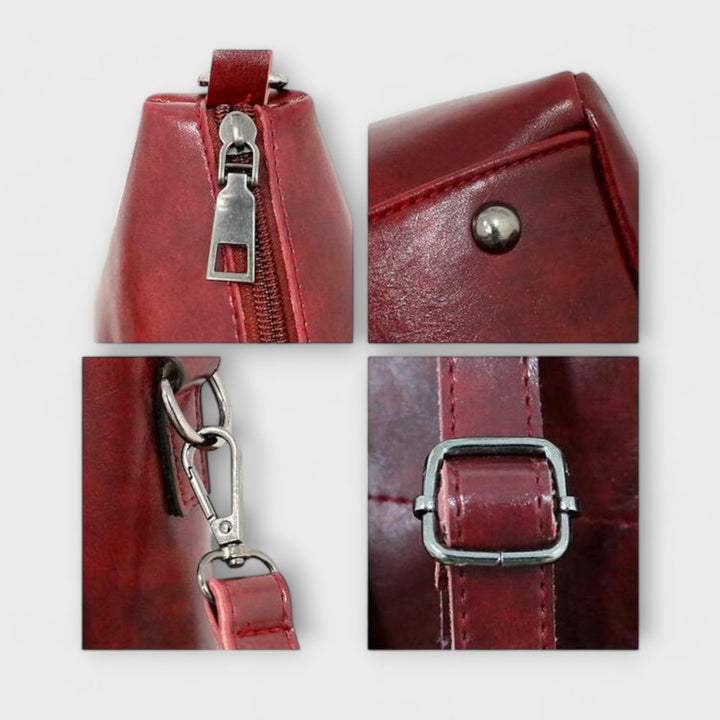 Émilie | Ensemble 3 Pièces Sac & Pochette Élégance Vintage