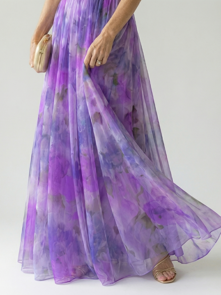 Robe Maxi à Enveloppe Douce Isel
