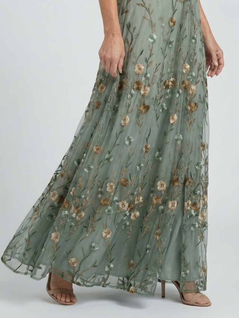 Robe Maxi Halter Bloom Flow Selora