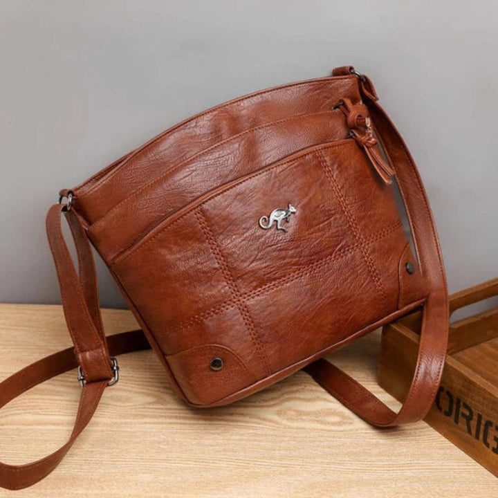 Manon | Sac Bandoulière Cuir Vintage Patchwork