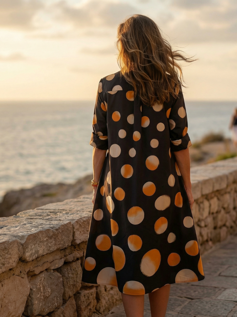 Robe à Pois au Crépuscule Vespera
