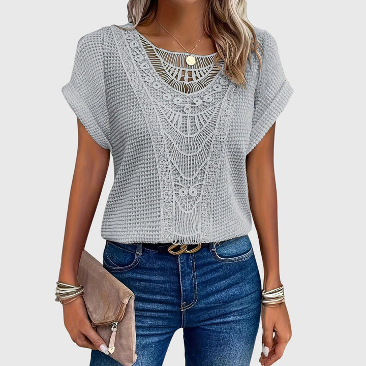 Perle | Blouse Élégante Style Ibiza