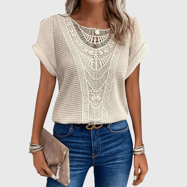 Perle | Blouse Élégante Style Ibiza
