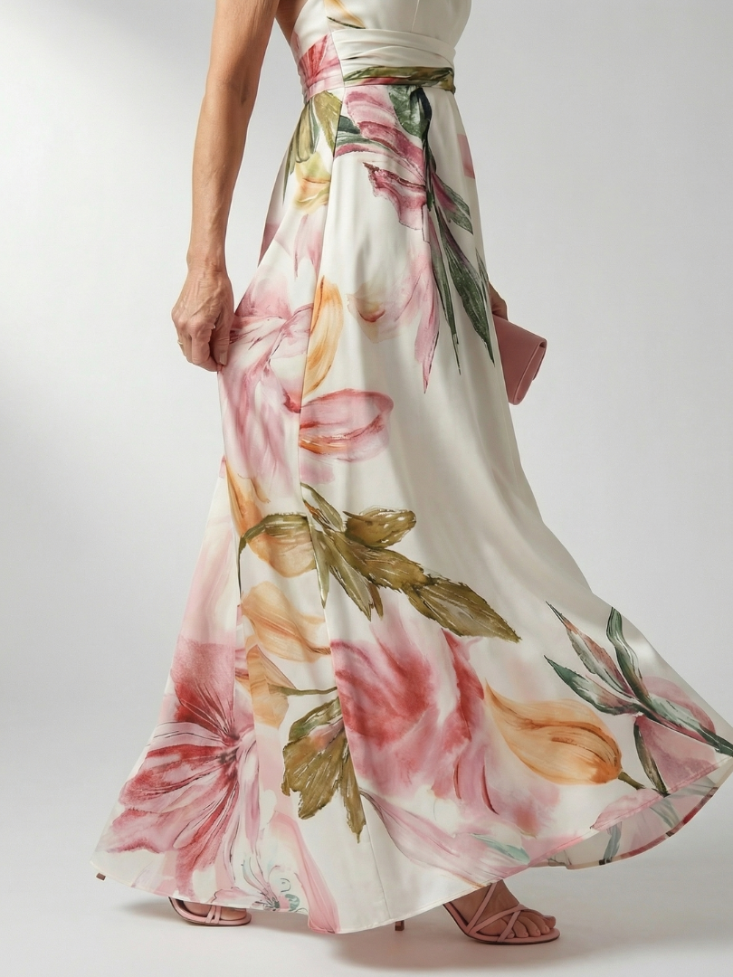 Robe Maxi Fleurie Légère Amiel