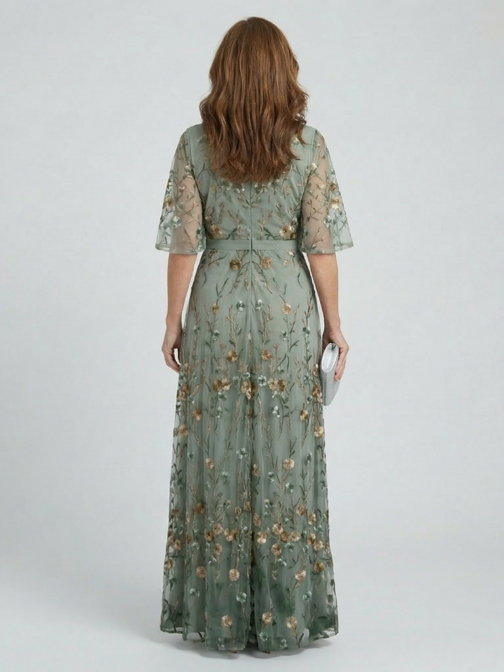 Robe Maxi Halter Bloom Flow Selora