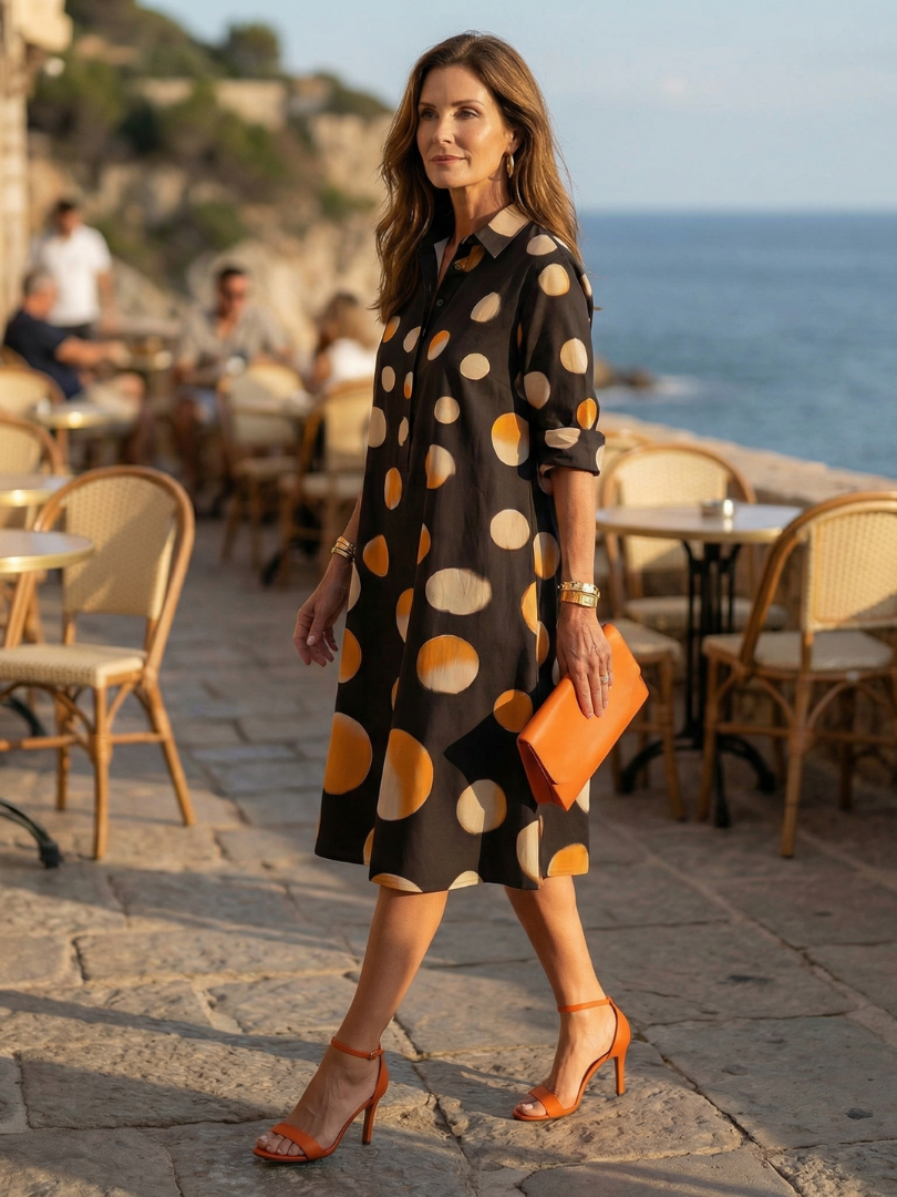 Robe à Pois au Crépuscule Vespera