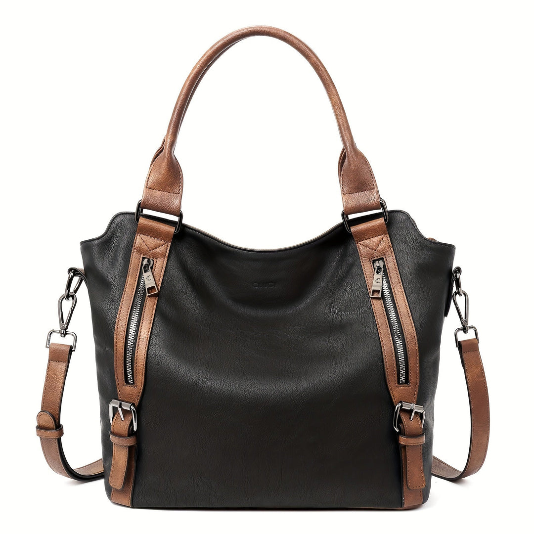 Laurine | Sac Cabas Élégant Multi-Zips