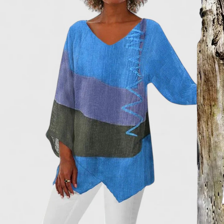 Elysia | Tunique V-Neck Sophistiquée