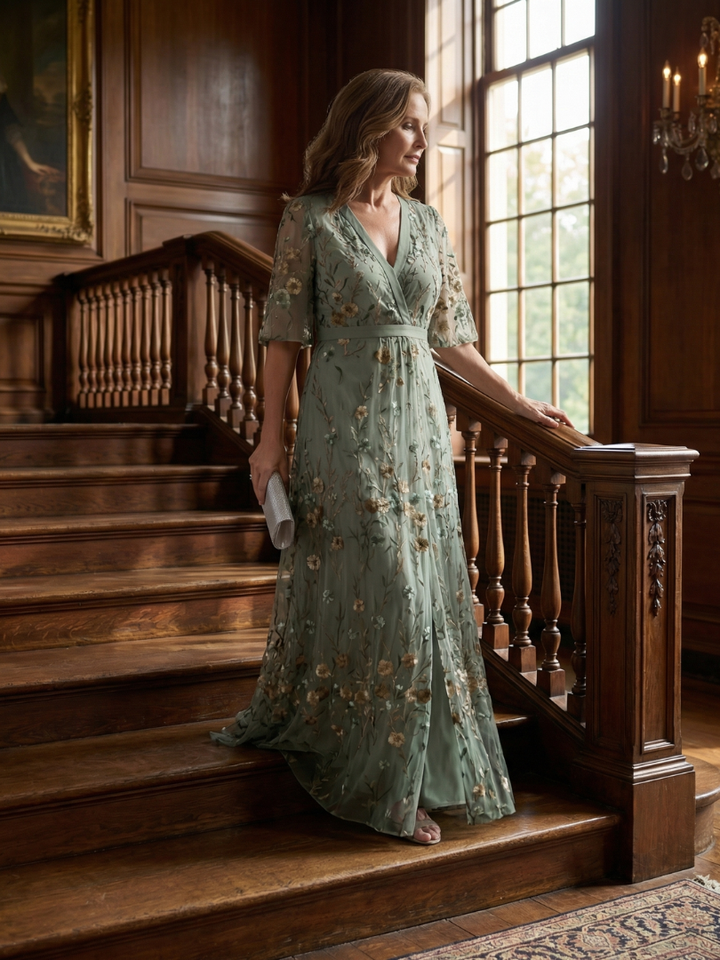Robe Maxi Halter Bloom Flow Selora