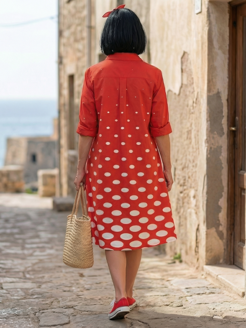 Robe à Pois Lumineux Wrenley