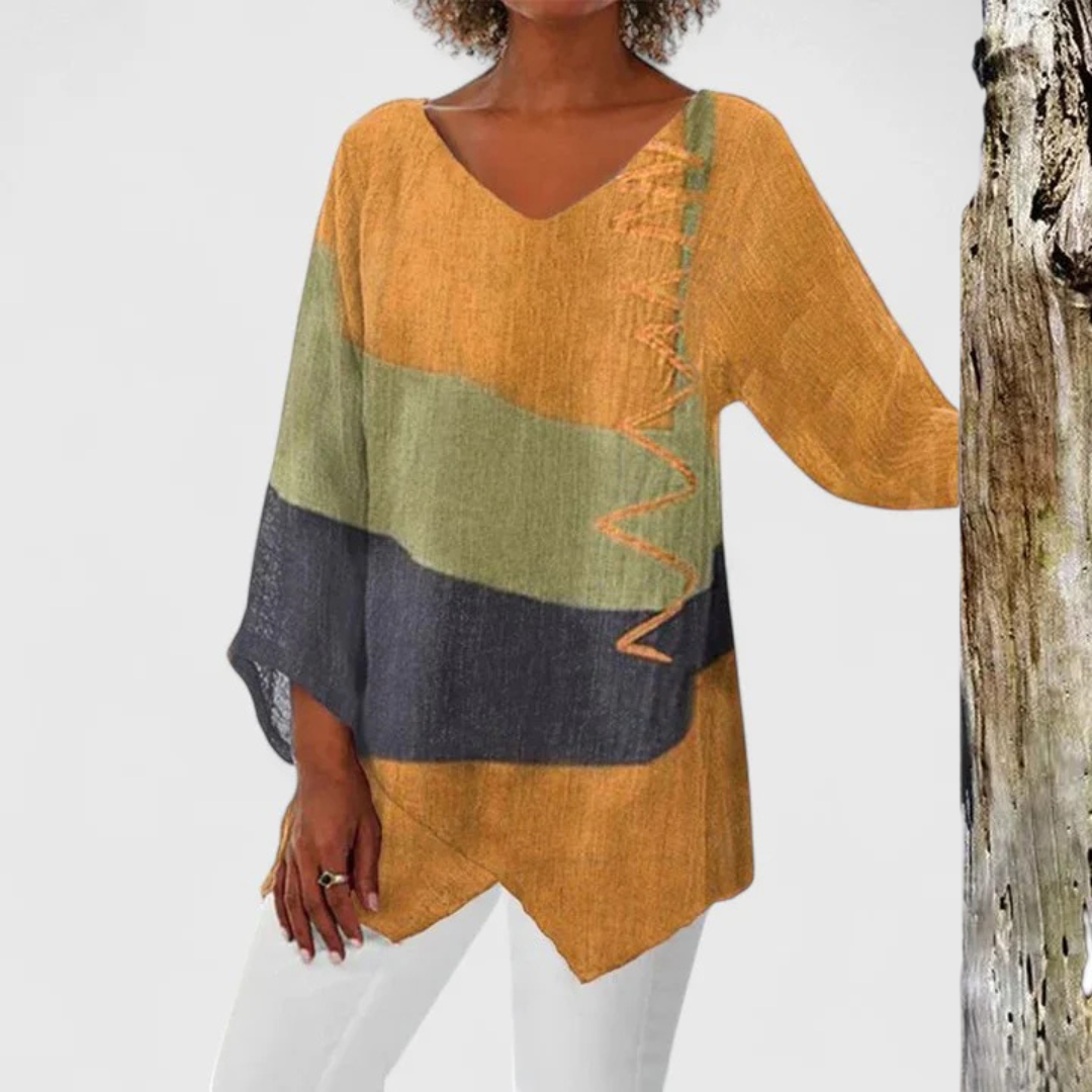 Elysia | Tunique V-Neck Sophistiquée