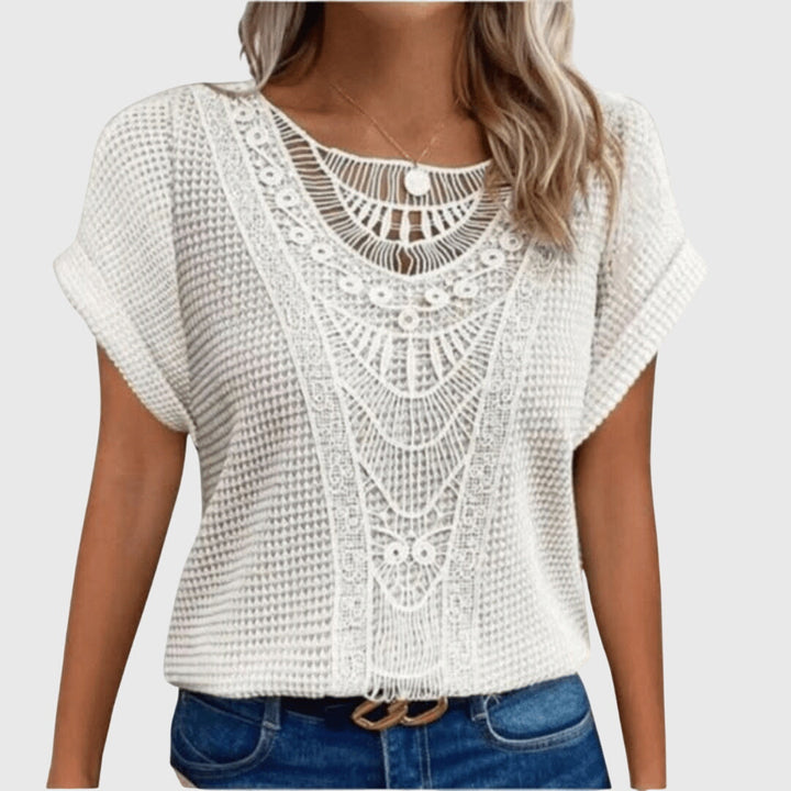 Perle | Blouse Élégante Style Ibiza
