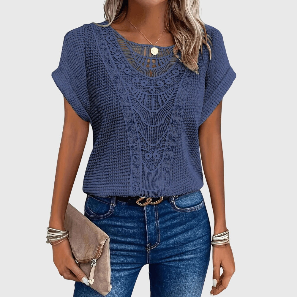 Perle | Blouse Élégante Style Ibiza