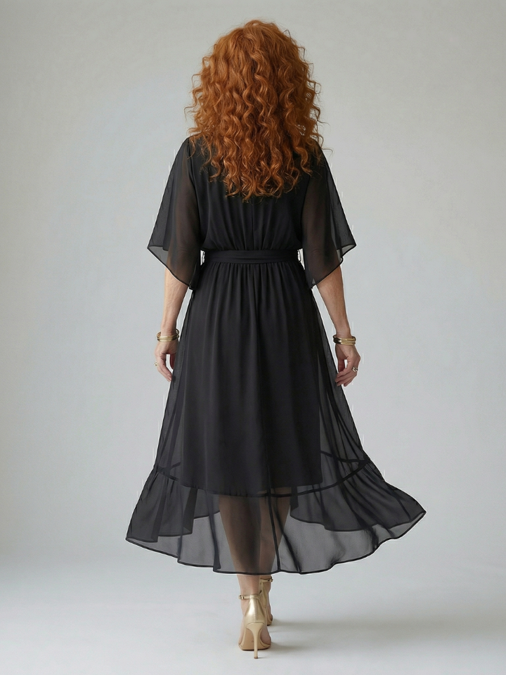 Robe Midi Drapée Elric