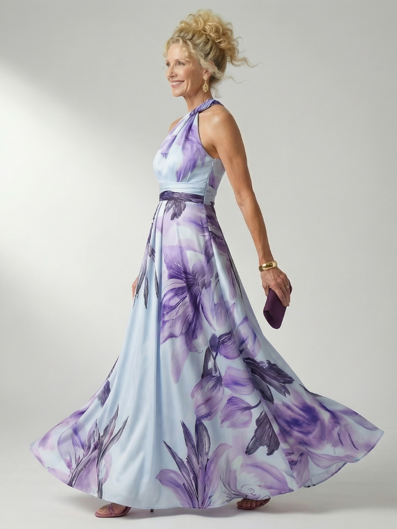 Robe Maxi Fleurie Légère Amiel