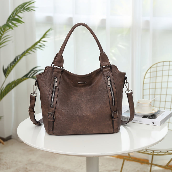 Laurine | Sac Cabas Élégant Multi-Zips