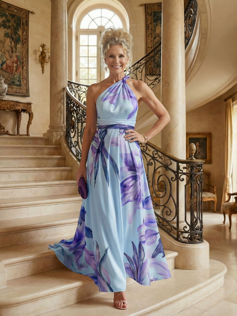 Robe Maxi Fleurie Légère Amiel