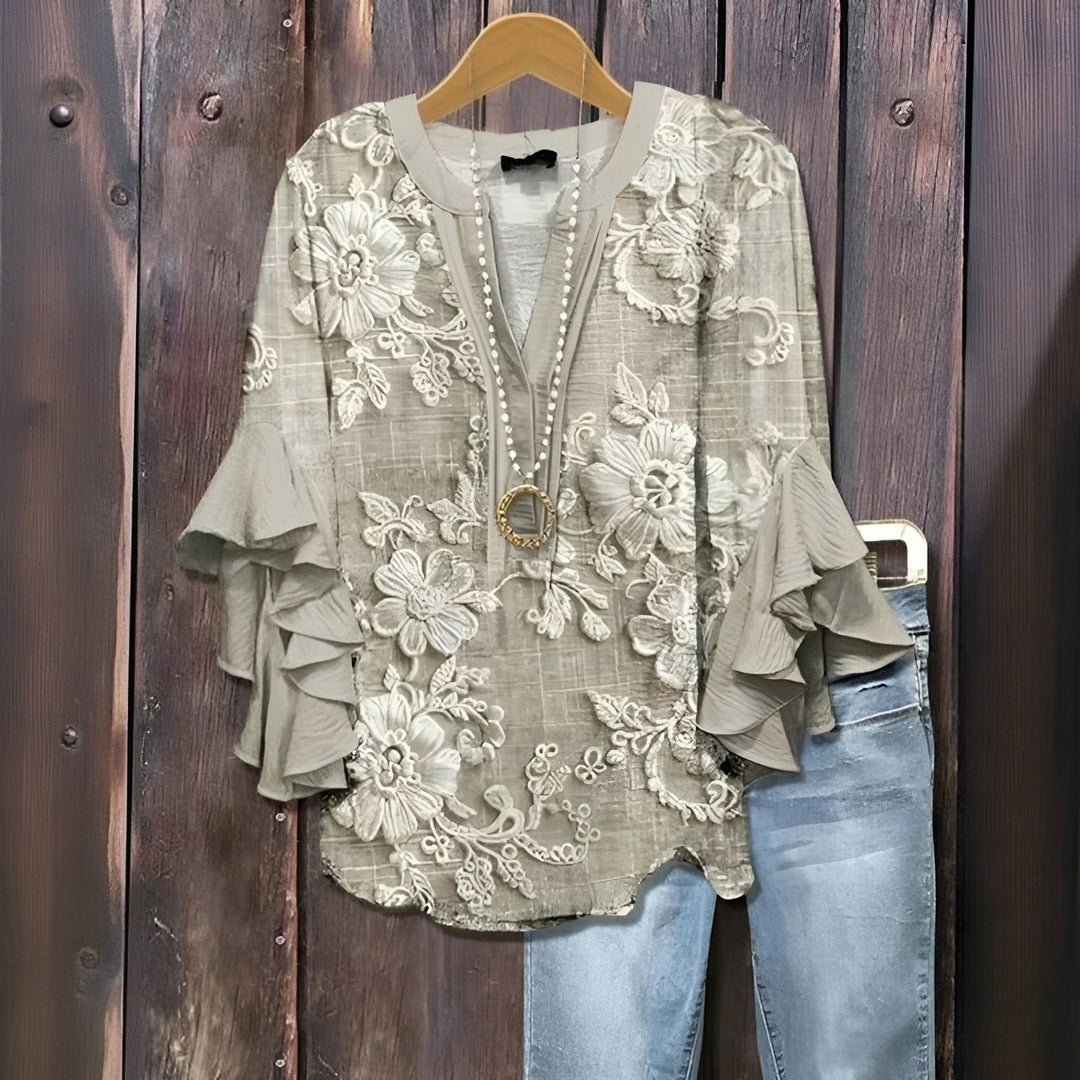 Elisabet - Blouse Estivale Décontractée