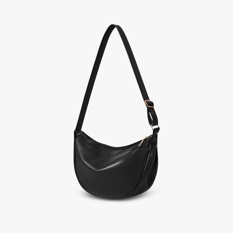 Léa | Sac Bandoulière Demi-Lune Minimaliste
