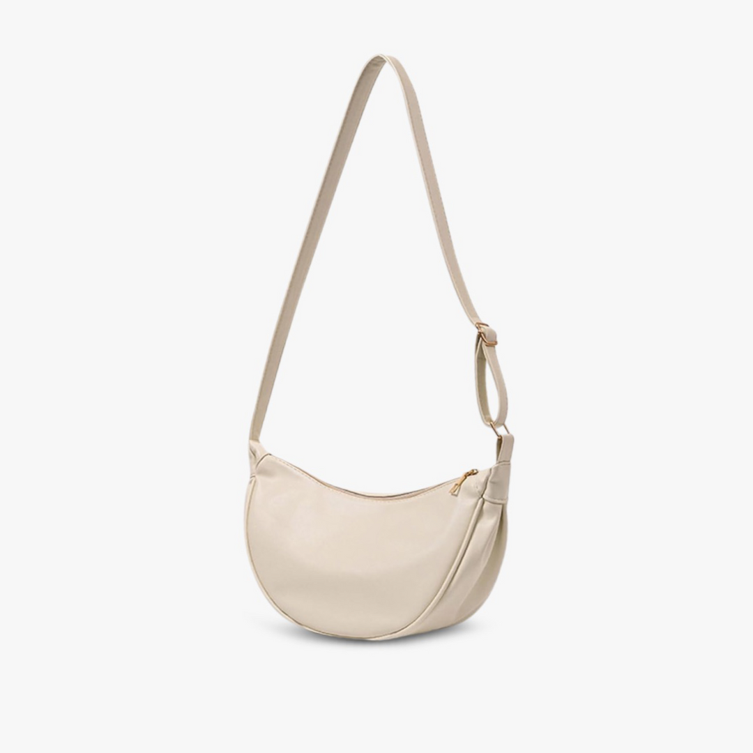 Léa | Sac Bandoulière Demi-Lune Minimaliste