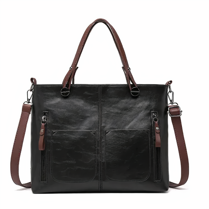Amandine | Sac Cabas Multi-Poches Cuir Vintage