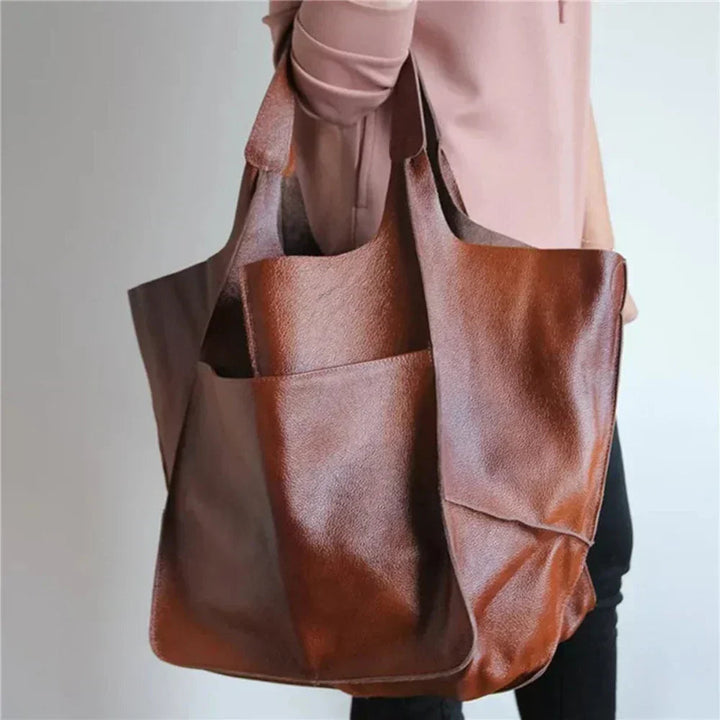 Élise | Sac Cabas Oversize Cuir Souple