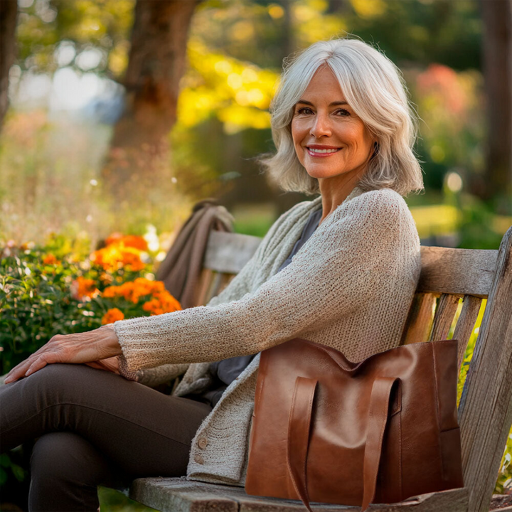 Laurine | Sac Cabas Cuir Souple Intemporel