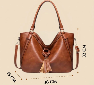 Adèle | Sac Épaule Bohème à Pampilles