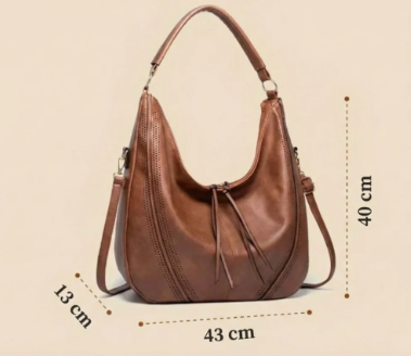 Sophie | Sac Hobo Cuir Souple Élégance Moderne
