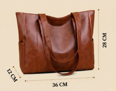 Laurine | Sac Cabas Cuir Souple Intemporel