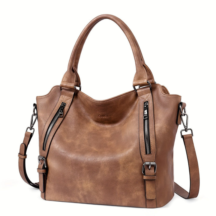Laurine | Sac Cabas Élégant Multi-Zips