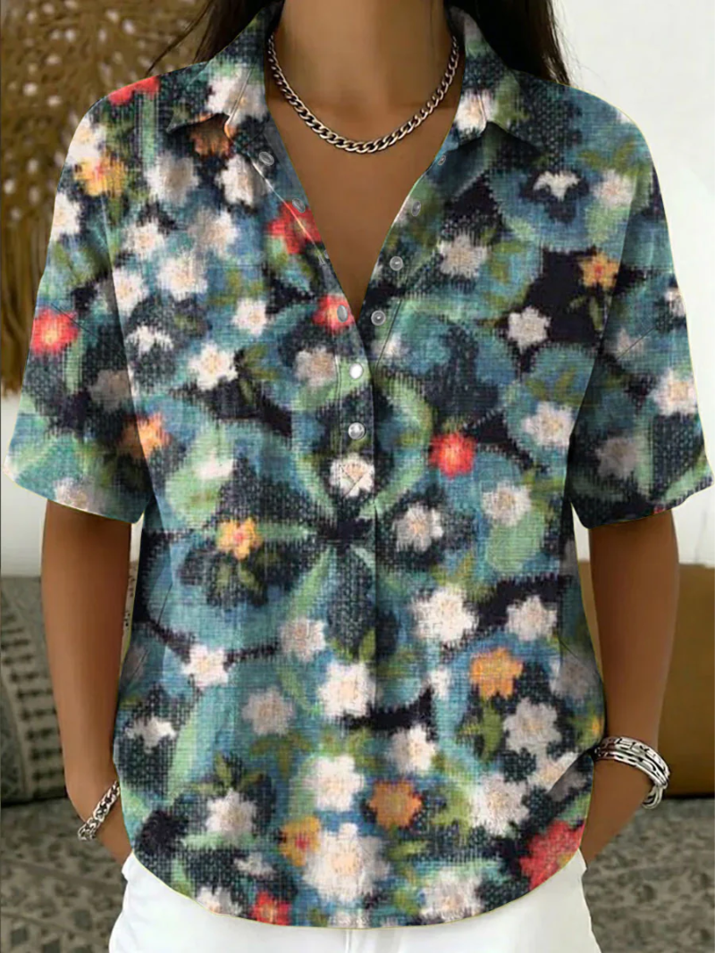 Lotte - Blouse Simple Quotidienne