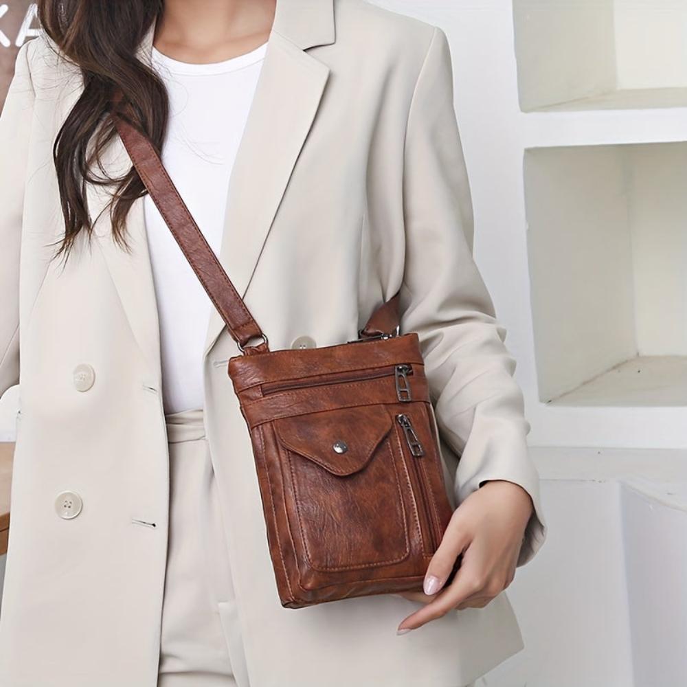 Isaline | Sac Bandoulière Compact Multi-Poches