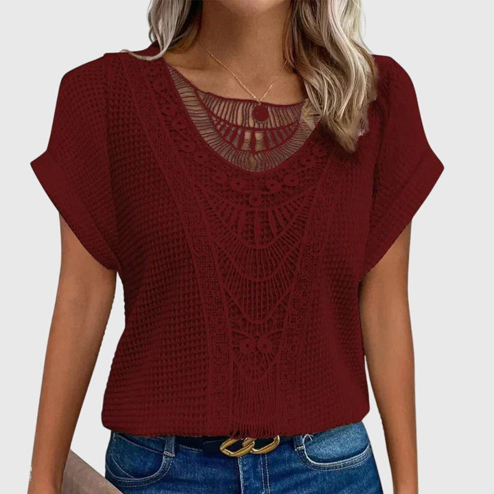 Perle | Blouse Élégante Style Ibiza
