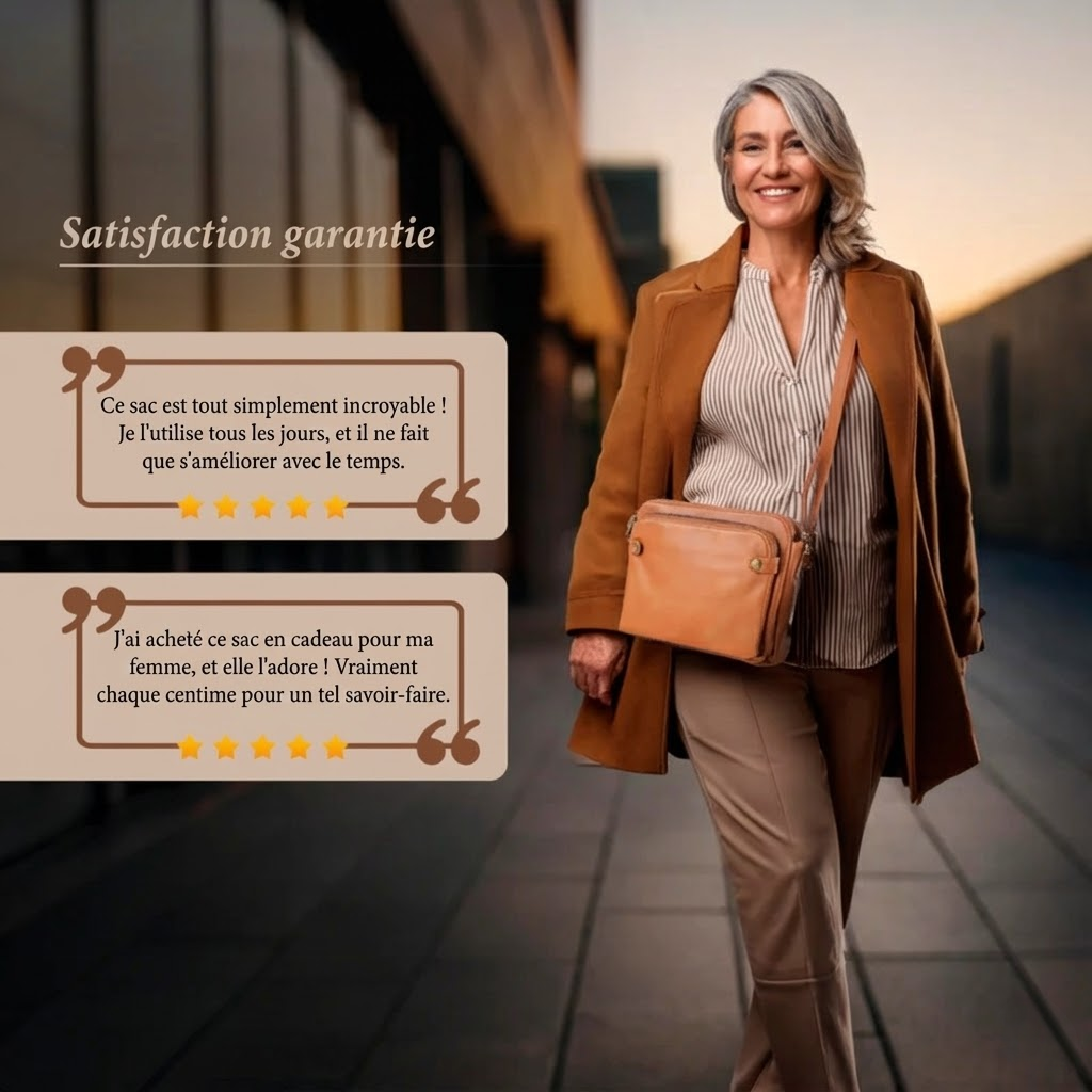 Pauline | Sac Bandoulière Double Compartiment