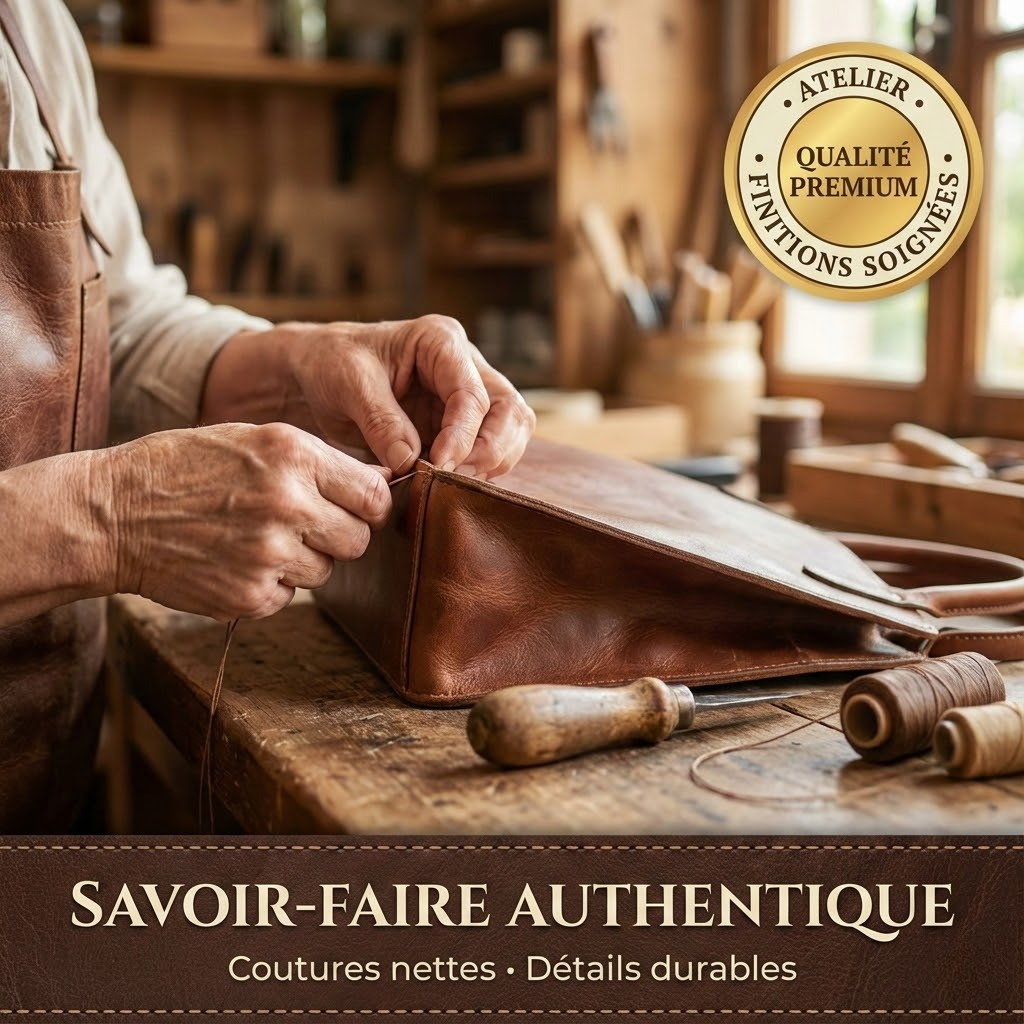 Manon | Sac Bandoulière Cuir Vintage Patchwork