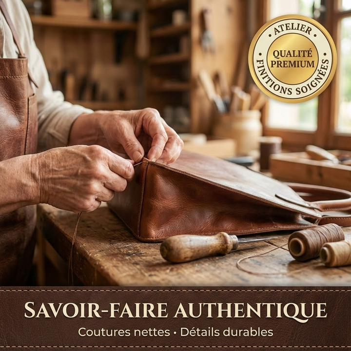 Manon | Sac Bandoulière Cuir Vintage Patchwork