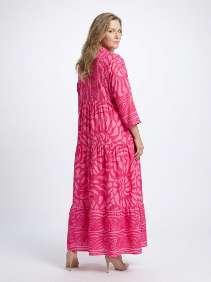 Robe Midi à Boutons Marielle