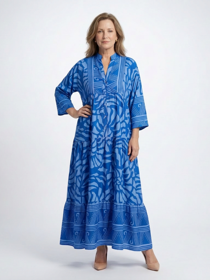 Robe Midi à Boutons Marielle