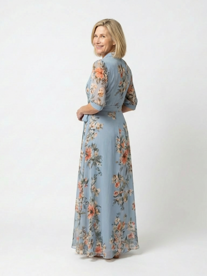 Robe Maxi à Enveloppe Elowen