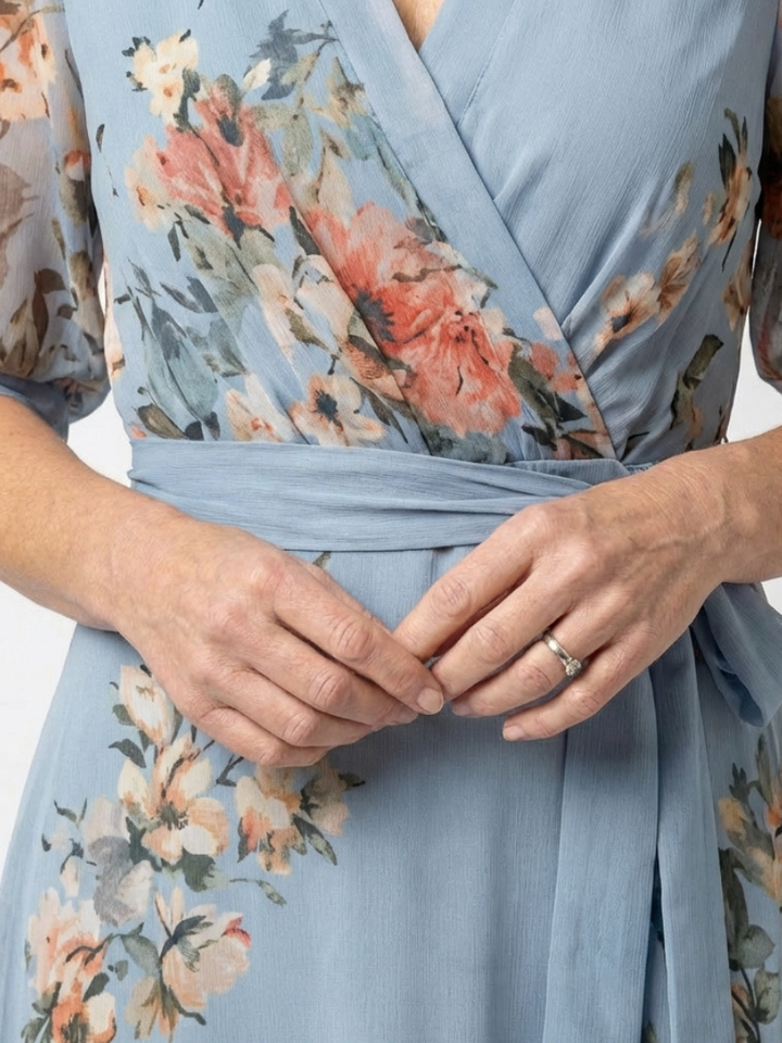 Robe Maxi à Enveloppe Elowen